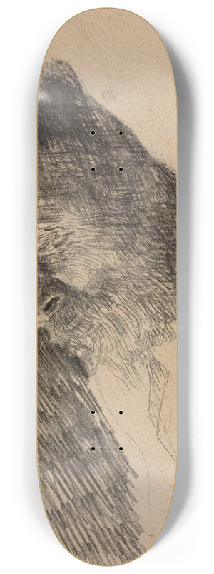 James Ensor - My dead Father 8.25 inch art skate deck