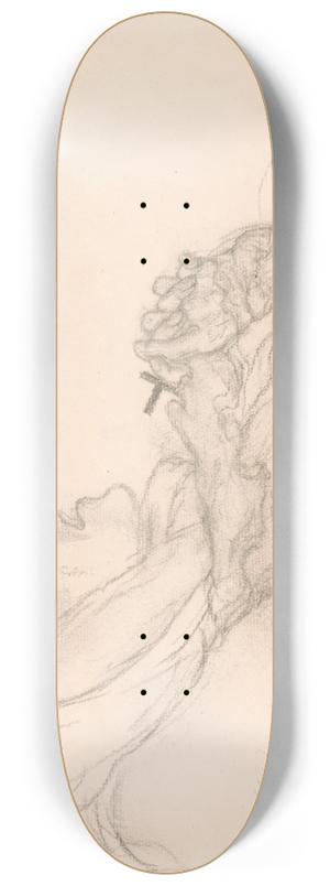 James Ensor - My Dead Mother II 8.25 inch art skate deck