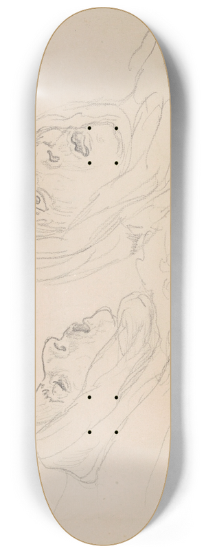 James Ensor - My Dead Mother III 8.25 inch art skate deck