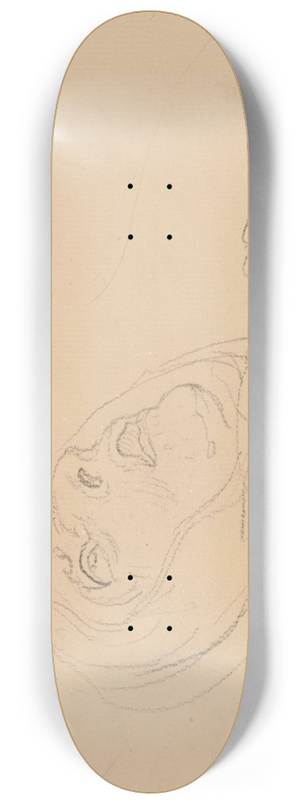 James Ensor - My Dead Mother IV 8.25 inch art skate deck