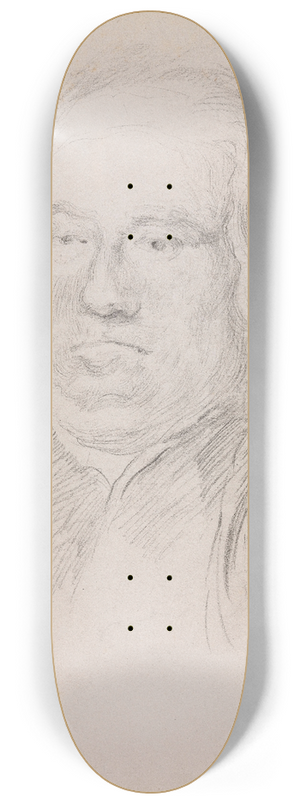 James Ensor - Portrait of a Man 8.25 inch art skate deck