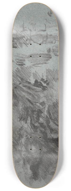 James Ensor - Silhouettes 8.25 inch art skate deck