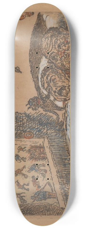 James Ensor - Sloth 8.25 inch art skate deck