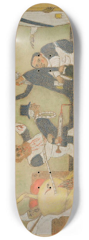 James Ensor - The Bad Doctors 8.25 inch art skate deck