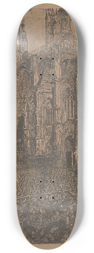James Ensor - The Cathedral 8.25 inch art skate deck