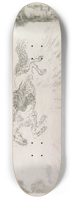 James Ensor - The Destroying Angel 8.25 inch art skate deck