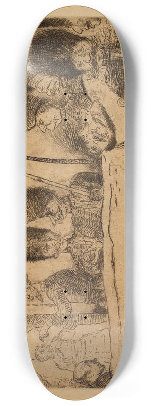 James Ensor - The Gendarmes 8.25 inch art skate deck