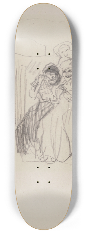 James Ensor - The Oldies or Time 8.25 inch art skate deck
