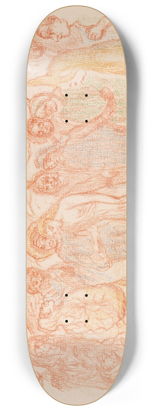 James Ensor - The Return of the Calvary 8.25 inch art skate deck