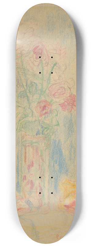 James Ensor - Vaas met bloemen en schelp 8.25 inch art skate deck