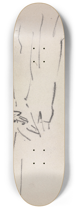 James Ensor - Woman 8.25 inch art skate deck