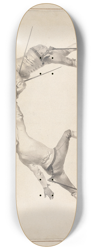 James Gwin - Du Desarmement sur le Coup de Quarte ou de Seconde Par de Prime 8.25 inch art skate deck