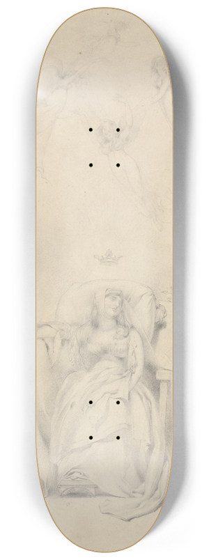 George Henry Harlow - Queen Katherines Dream 8.25 inch art skate deck