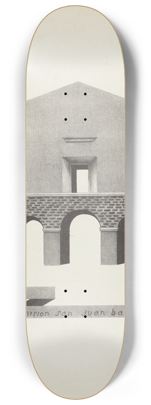 James Jones - Mision San Juan Bautista 8.25 inch art skate deck
