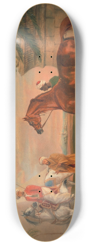 George Henry Laporte - Mameluke purchasing an Arabian stallion 8.25 inch art skate deck