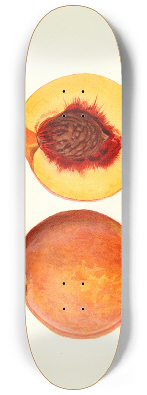 James Marion Shull - Prunus persica: Shipper 8.25 inch art skate deck