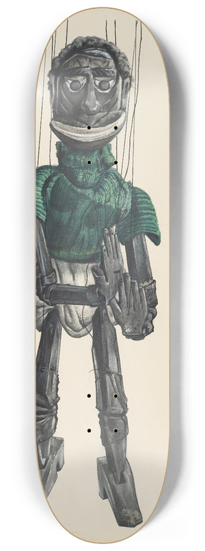 James McLellan - Cannibal Marionette 8.25 inch art skate deck