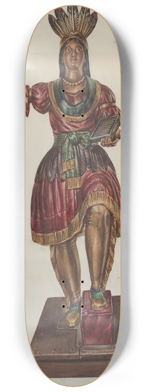 James McLellan - Cigar Store Indian 8.25 inch art skate deck
