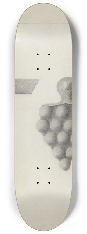 James M. Lawson - Iron Shutter Fastener 8.25 inch art skate deck