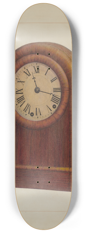 James M. Lawson - Shelf Clock or Mantel Clock 8.25 inch art skate deck