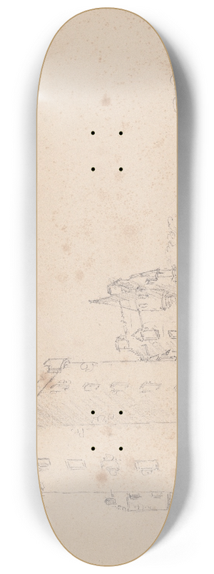 James Moore - Castle Stuart, Scotland 8.25 inch art skate deck