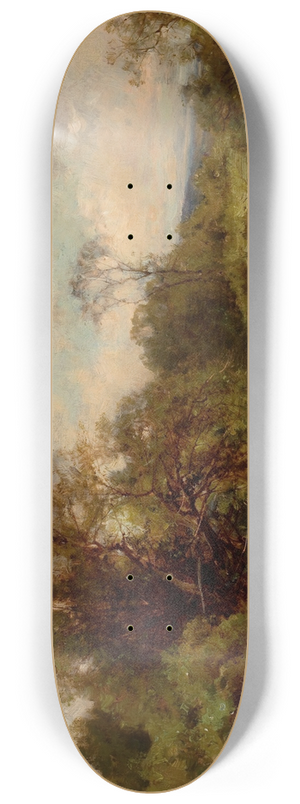 George Henry Smillie - Gone Fishing 8.25 inch art skate deck