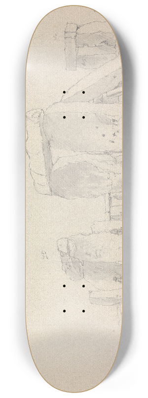 James Moore - Stonehenge 8.25 inch art skate deck
