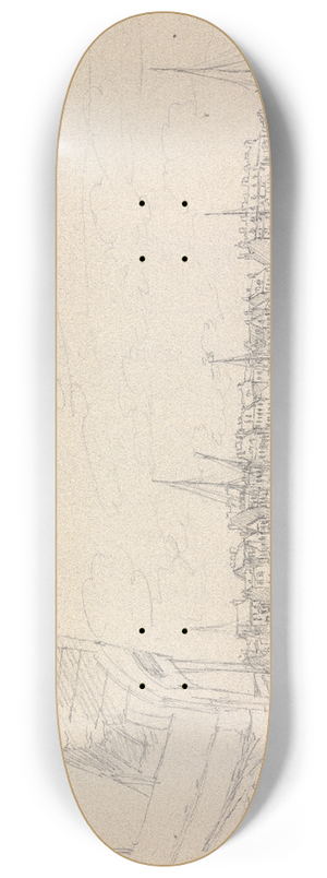 James Moore - The Esplanade, Weymouth 8.25 inch art skate deck
