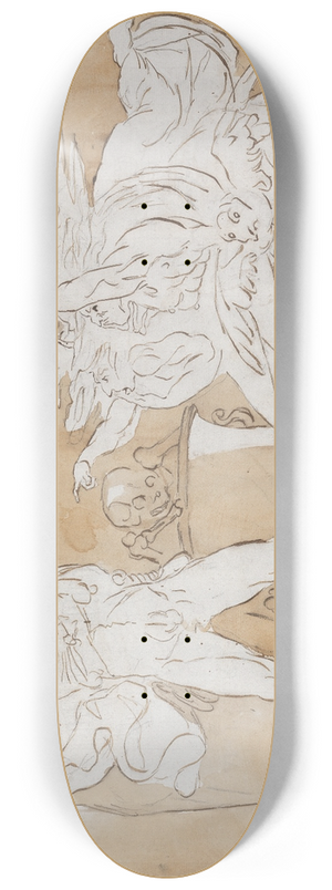 James Northcote - Macbeth and the Witches 8.25 inch art skate deck