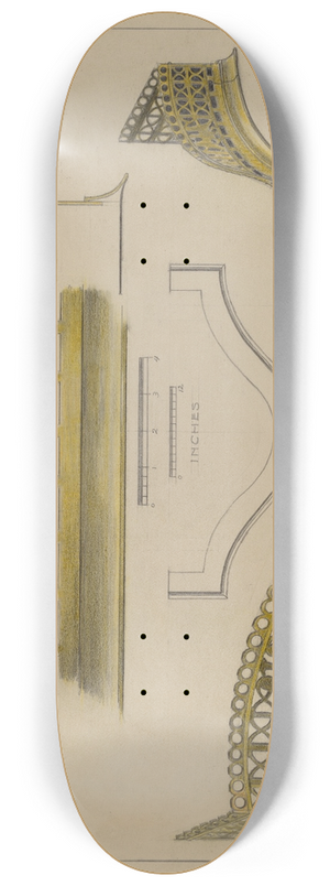 James O'Mara - Fire Rail 8.25 inch art skate deck