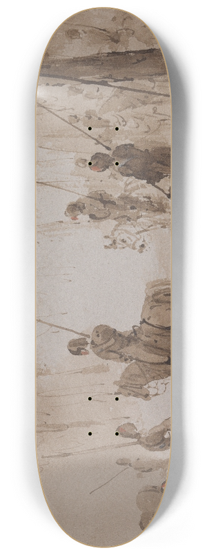 James Pattison Cockburn - Calvary Resting 8.25 inch art skate deck