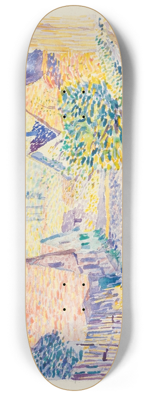 Alexander Kanoldt - Dorfstrae in Leopoldshafen II 8.25 inch art skate deck