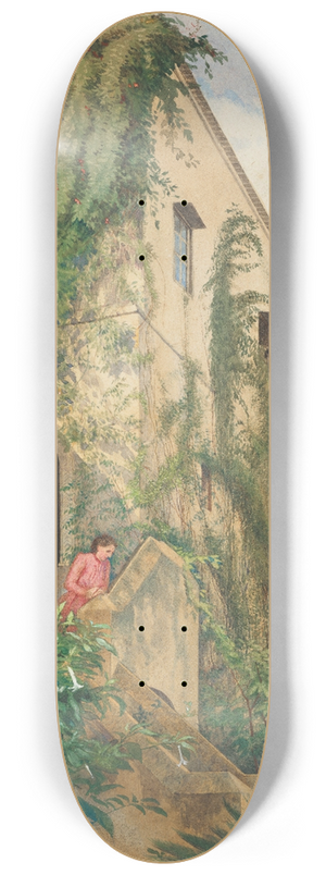 George Howard, 9th Earl Of Carlisle - Algiers, Cecilia in pink 8.25 inch art skate deck