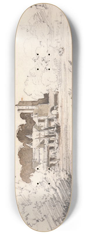 James Stark - Fullham Church 8.25 inch art skate deck