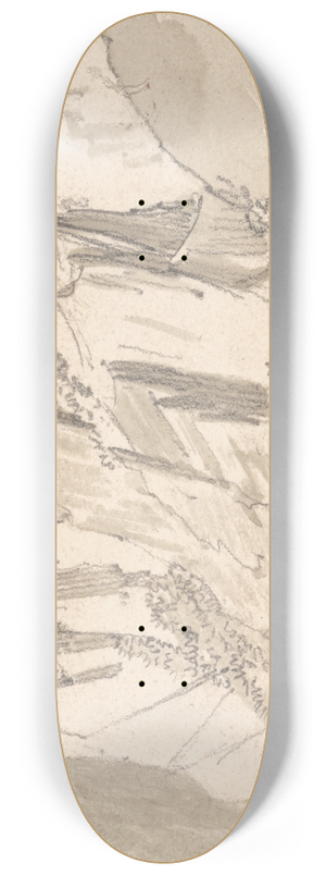 James Ward - A Craggy Hillside 8.25 inch art skate deck