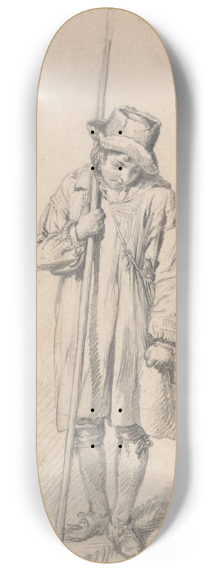 James Ward - A Shepherd Boy 8.25 inch art skate deck