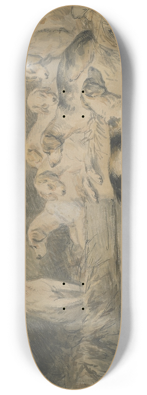 James Ward - Dogs 8.25 inch art skate deck