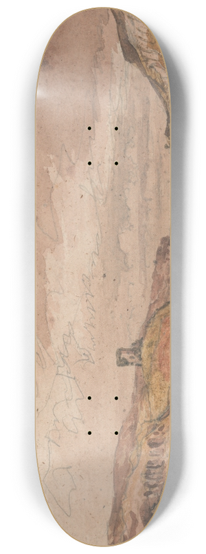 James Ward - Dolbadarn Castle 8.25 inch art skate deck