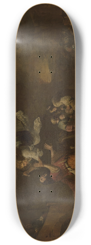 Jan Baptist Weenix - Circumcision of Moses son 8.25 inch art skate deck