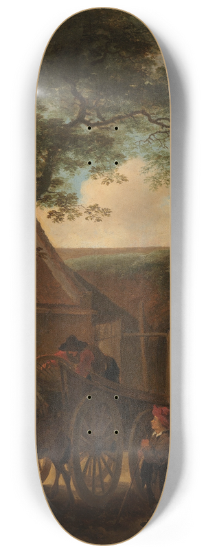 Jan Both - Farmyard 8.25 inch art skate deck