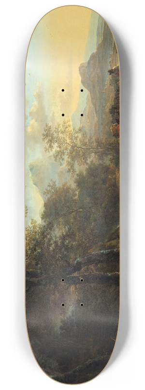 Jan Both - Italian Landscape with a Draughtsman 8.25 inch art skate deck