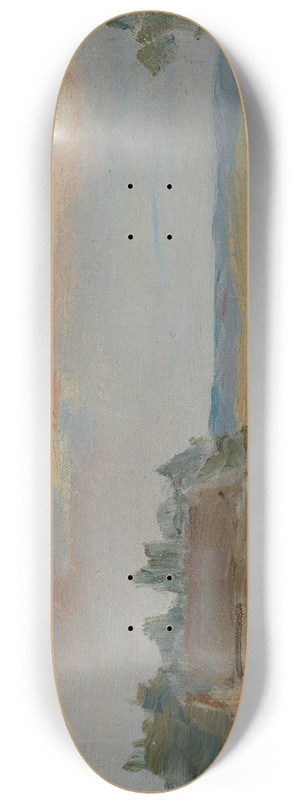 Jan Cigliski - Northern Studies (The White Night  Clouds) 8.25 inch art skate deck