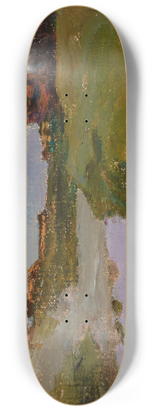 Jan Cigliski - The White Night (The Ushakovka River) 8.25 inch art skate deck