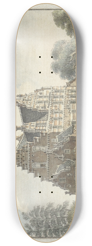 Jan de Beijer - Het Huis Den Dam bij Zutphen 8.25 inch art skate deck