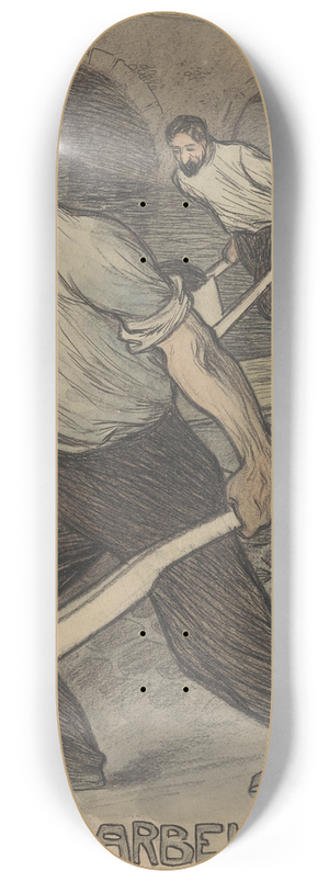 Jan de Waardt - Arbeid 8.25 inch art skate deck