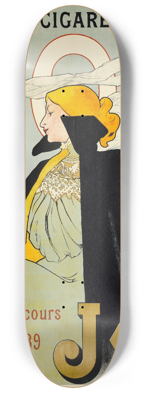 Jane Atch - Papier A Cigarettes Job 8.25 inch art skate deck