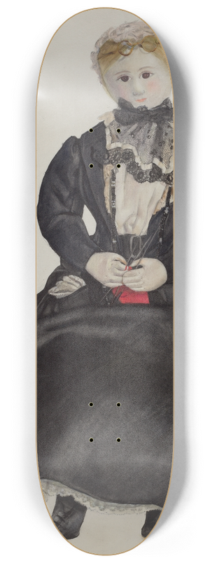 Jane Iverson - Doll 8.25 inch art skate deck