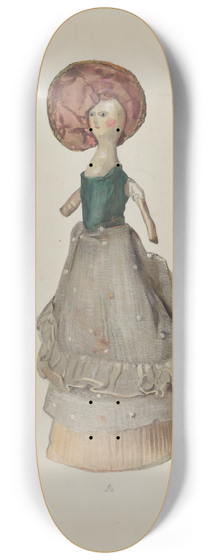Jane Iverson - Doll 8.25 inch art skate deck