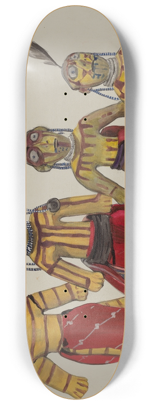 Jane Iverson - Indian Doll Group 8.25 inch art skate deck