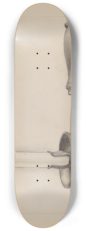 Janet Riza - Candlestick 8.25 inch art skate deck